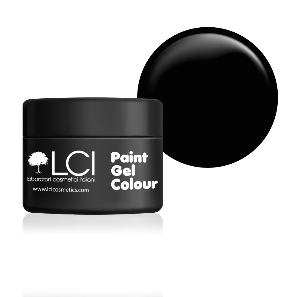 Paint Gel Colour LCI NERO LCI Cosmetics