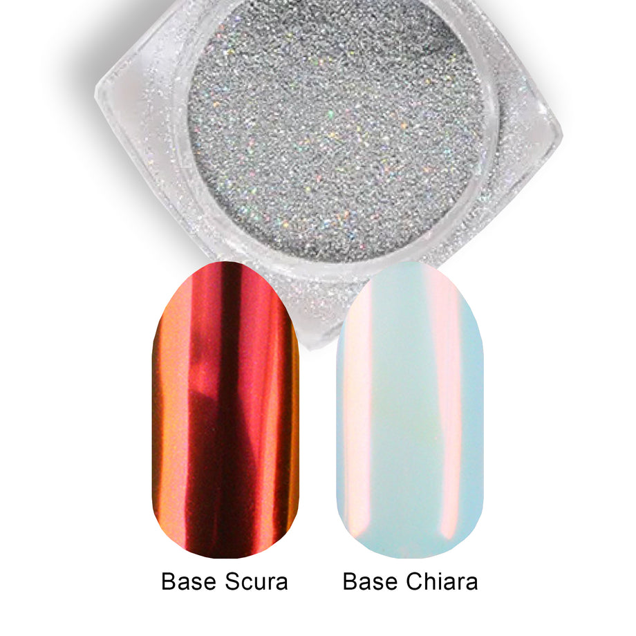 Polvere Glitter e Base HD per un risultato super brillante